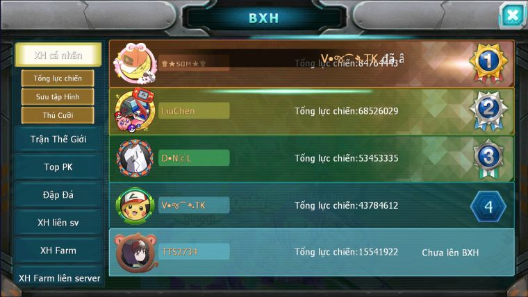 MÃ : #TTS2734 - SV1659 - TOP60 - VUA KHIÊN BÁ CHỦ V14 - CẶP LATI BÁ CHỦ DIANCIE BC HOOH PR DIALGA