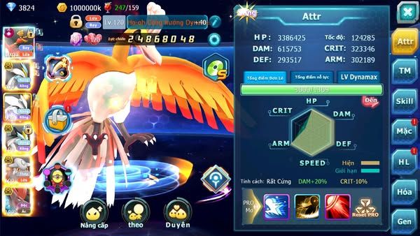 MÃ : #TTS2732 - SV 1175 - TOP36 - V13 - HOOH CỘNG HƯỞNG DYNAMAX UNVOA WB BÁ CHỦ HENTRAN BC QVLD BÁ CHỦ BTAA BÁ CHỦ MEW GIÁP BC