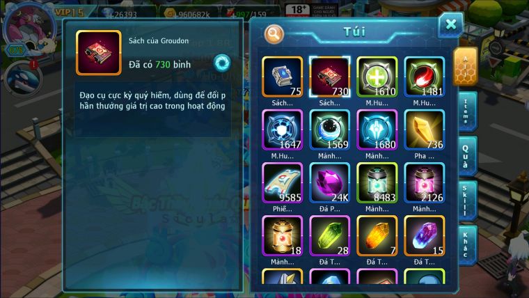 MÃ : #TTS2736 - SV 558 - TOP 6 - 700 SÁCH - V15 - 4K MT - WB CỘNG HƯỞNG DYNAMAX RAYQUZA DYNAMAX HOOPA BÁ CHỦ HOOH DYNAMAX NHIỀU PET HT