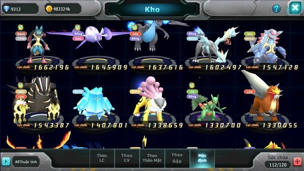 MÃ : #TTS2745 - SV1663 - V12 - GẦN LÊN TOP - HOOH DYNAMAX UNVOA THẦN GIÓ BÁ CHỦ WHITE BÁ CHỦ LUGIA CHAR LATI