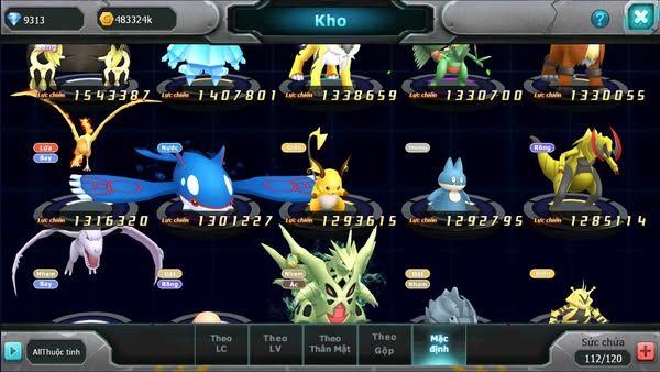 MÃ : #TTS2745 - SV1663 - V12 - GẦN LÊN TOP - HOOH DYNAMAX UNVOA THẦN GIÓ BÁ CHỦ WHITE BÁ CHỦ LUGIA CHAR LATI