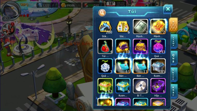 MÃ : #TTS2754 - SV 1605 - QUÁI VẬT BIỂN CẢ BÁ CHỦ HOOH GIRATINA GROUDON