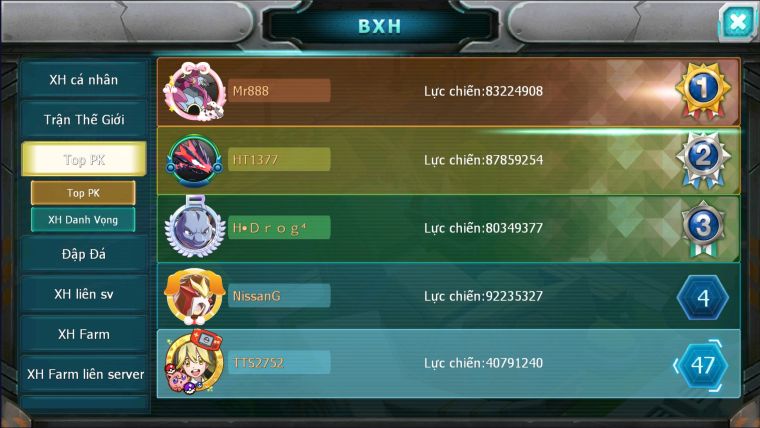 MÃ : #TTS2752 - SV 1366 - TOP47 - V12- HOOH CH DYNAMAX YVETAL BC UNVOA WB BÁ CHỦ QVLD BC GROUDON BC THẦN GIÓ BC