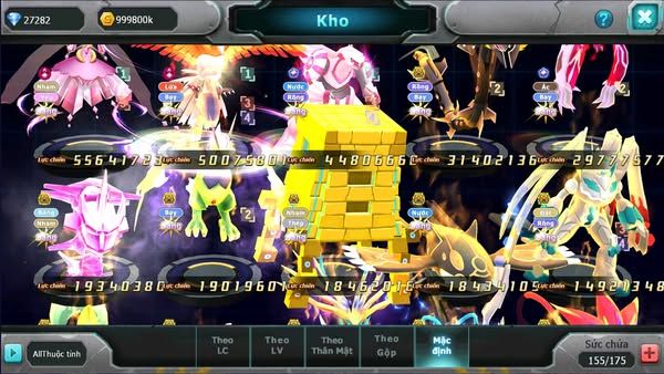 MÃ : #TTS2760 - SV 207 - TOP 3 - 1K SÁCH - 27K KC - DIANCIE  - HOOH - PALKIA - YVETAL CỘNG HƯỞNG MAX DYNAMAX QUÁ NGON CHO AE ĐÁNH CHAMPION ĐP CAO