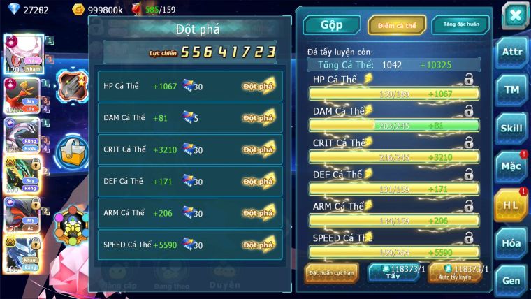 MÃ : #TTS2760 - SV 207 - TOP 3 - 1K SÁCH - 27K KC - DIANCIE  - HOOH - PALKIA - YVETAL CỘNG HƯỞNG MAX DYNAMAX QUÁ NGON CHO AE ĐÁNH CHAMPION ĐP CAO