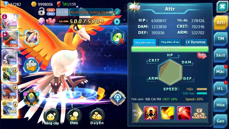 MÃ : #TTS2760 - SV 207 - TOP 3 - 1K SÁCH - 27K KC - DIANCIE  - HOOH - PALKIA - YVETAL CỘNG HƯỞNG MAX DYNAMAX QUÁ NGON CHO AE ĐÁNH CHAMPION ĐP CAO