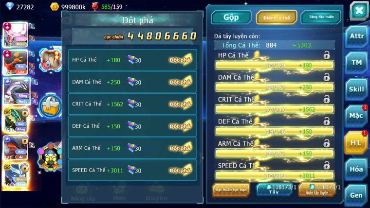 MÃ : #TTS2760 - SV 207 - TOP 3 - 1K SÁCH - 27K KC - DIANCIE  - HOOH - PALKIA - YVETAL CỘNG HƯỞNG MAX DYNAMAX QUÁ NGON CHO AE ĐÁNH CHAMPION ĐP CAO