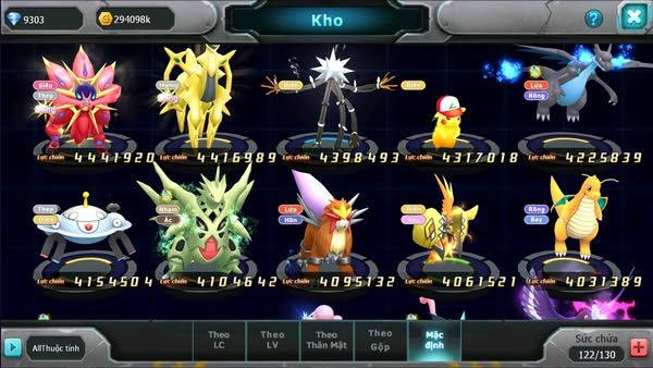 MÃ : #TTS2761 - SV 1275 - TOP8 - HOOH CH DYNAMAX YVETAL CH VUA KHIÊN BC RAYQUAZA BC THẦN GIÓ BC DIANCIE BC UNVOA