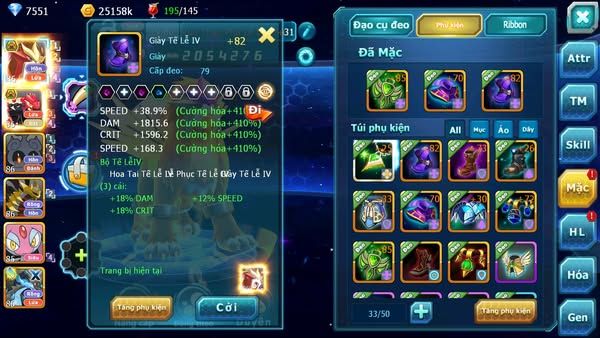 MÃ : #TTS2780 - SV 1671 - TOP21 - SƯ TỬ BÁ CHỦ GROUDON BC NHIỀU PET HT