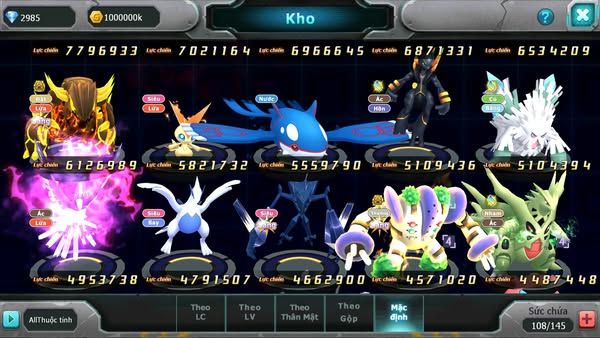 MÃ : #TTS2800 -SV 1145 - TOP32 - V14 - 570 SÁCH - HOOPA BÁ CHỦ BTAA BC MEW GIÁP BC PAL BC CẶP LATI BC TAPU LELE BC