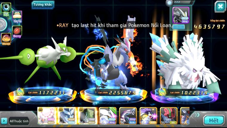 MÃ : #TTS2844 - SV 1353 - V10 - 390 SÁCH - TEAM NHAM BÁ CHỦ UNVOA PALKIA RAIKOU AMLDO LATI