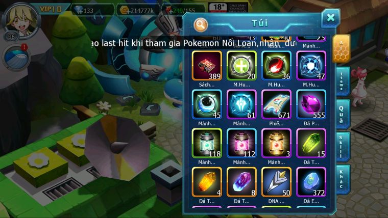 MÃ : #TTS2844 - SV 1353 - V10 - 390 SÁCH - TEAM NHAM BÁ CHỦ UNVOA PALKIA RAIKOU AMLDO LATI