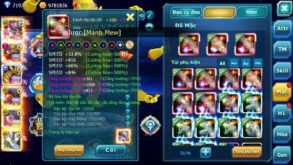 MÃ : #TTS2843 - SV 583 - TOP 33 - V15 - HOOPA BÁ CHỦ HOOH DYNAMAX YVETAL BC THẦN GIÓ BC GIRATINA CỘNG HƯỞNG 3 TEAM CỰC NGON