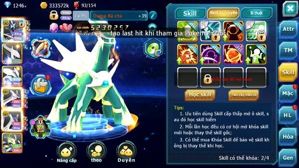 MÃ : #TTS2838 - SV 1652 - V12 - 300 SACH - DIALGA BÁ CHỦ CẶP LATI BÁ CHỦ ARC ST ARC BÁ CHỦ QUÁ NGON