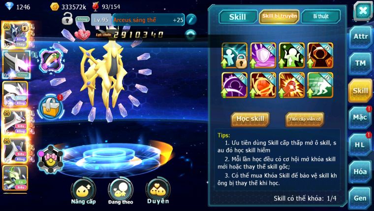 MÃ : #TTS2838 - SV 1652 - V12 - 300 SACH - DIALGA BÁ CHỦ CẶP LATI BÁ CHỦ ARC ST ARC BÁ CHỦ QUÁ NGON