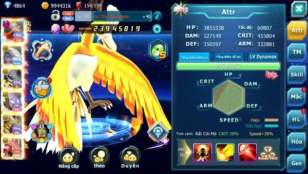 MÃ : #TTS2846 - SV 706 - TOP 25 - HOOH DYNAMAX CẶP CÁ BÁ CHỦ  MON BÁ CHỦ GIRATINA BC QVLD BC