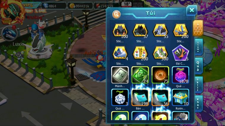 MÃ : #TTS2846 - SV 706 - TOP 25 - HOOH DYNAMAX CẶP CÁ BÁ CHỦ  MON BÁ CHỦ GIRATINA BC QVLD BC