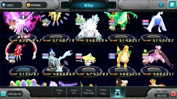 MÃ : #TTS2853 - SV 1210 - TOP15 - V13 - HOOH CH DYNAMAX WHITE DYNAMAX BLACK BC UNVOA HENTRAN BC VICTINI BC QVLD BC THẦN GIÓ BC GROUDON BC