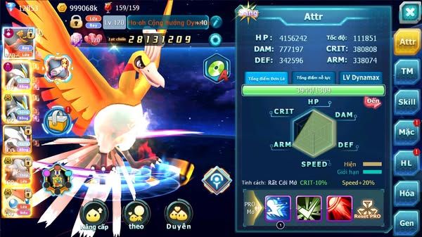 MÃ : #TTS2853 - SV 1210 - TOP15 - V13 - HOOH CH DYNAMAX WHITE DYNAMAX BLACK BC UNVOA HENTRAN BC VICTINI BC QVLD BC THẦN GIÓ BC GROUDON BC