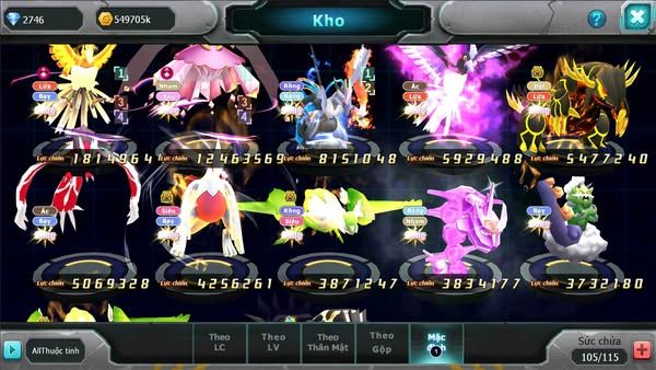 MÃ : #TTS2852 - SV 1118 - TOP46 - V9 - HOOH DYNAMAX DIANCIE DYNAMAX UNVOA DRAK HOOH QVLD BC LUGIA BC CẶP LATI BC NHIỀU PET HT