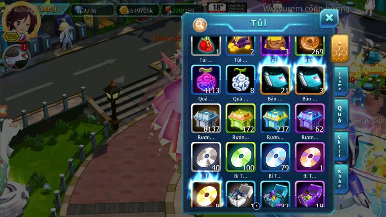 MÃ : #TTS2852 - SV 1118 - TOP46 - V9 - HOOH DYNAMAX DIANCIE DYNAMAX UNVOA DRAK HOOH QVLD BC LUGIA BC CẶP LATI BC NHIỀU PET HT