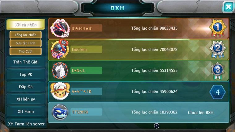 MÃ : #TTS2859 SV 1645 - V9 - CẶP CÁ BÁ CHỦ UNVOA PALKIA TEAM NƯỚC