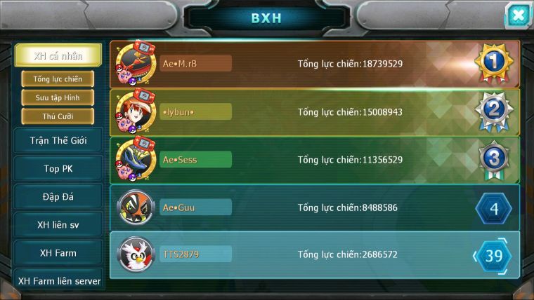MÃ : #TTS2879 - SV1698 - TOP38 - PR DIALGA ST YVETAL PALKIA ST GIRATINA LUGIA