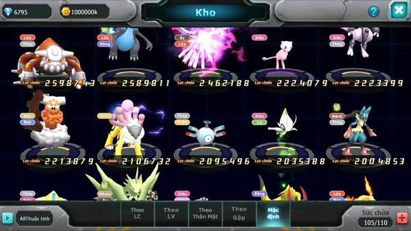 MÃ : #TTS2899 - SV 1447 - V10 - HOOH DYNAMAX UNVOA BLACK BC QVLD BC YVETAL BC LUGIA BC THẦN GIÓ BC QUÁ NGON