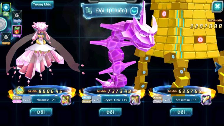 MÃ : #TTS2896 - SV 1730 - DIANCIE RẮN BĂNG SAKATAKA AMDLO GROUDON
