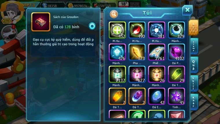MÃ : #TTS2900 - SV 1466 - TOP 24 - HOOH CH DYNAMAX UNVOA WB BC YVETAL THẦN GIÓ BÁ CHỦ QVLD BC SƯ TỬ BC BTAA BC