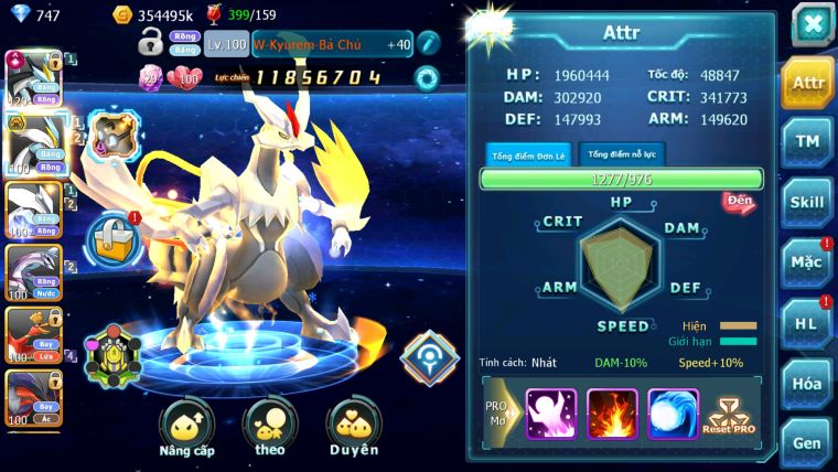 MÃ : #TTS2907 - SV 1478 - TOP 20 - V13 - BLACK CỘNG HƯỞNG DYNAMAX WHITE BC UNVOA PAL HOOH RAY YVETAL THẦN GIÓ