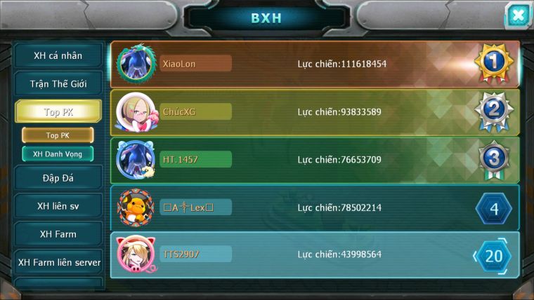 MÃ : #TTS2907 - SV 1478 - TOP 20 - V13 - BLACK CỘNG HƯỞNG DYNAMAX WHITE BC UNVOA PAL HOOH RAY YVETAL THẦN GIÓ