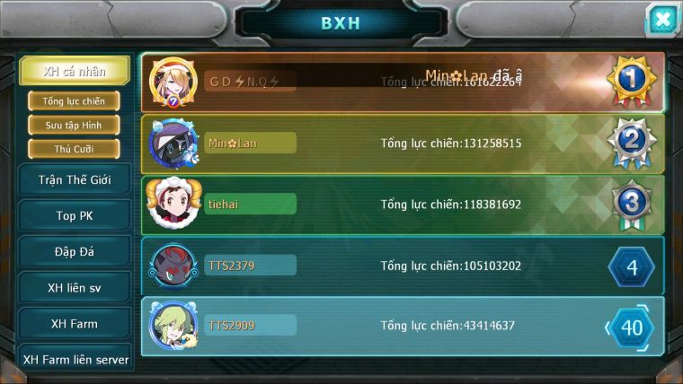 MÃ : #TTS2909 - SV 1256 - V13 - TOP26 - HOOH CH DYNAMAX YVETAL BÁ CHỦ CẶP CÁ BÁ CHỦ THẦN GIÓ BC UNVOA LUGIA BC CẶP LATI BC