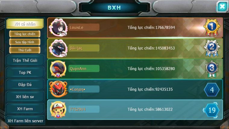 MÃ : #TTS2914 - SV1180 - TOP 19 - TEAM BAY DYNAMAX WHITE DYNAMAX BLACK BC UNVOA CẶP CÁ BC QVLD BC BTAA BC