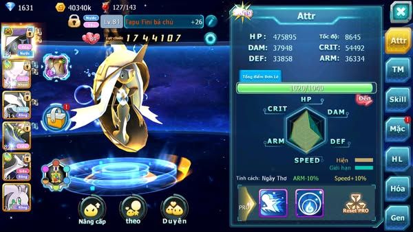 MÃ : #TTS2913 - SV 1671 - TOP26 - TAPU FINI BÁ CHỦ DIANCIE UNVOA XERM CẶP LATI