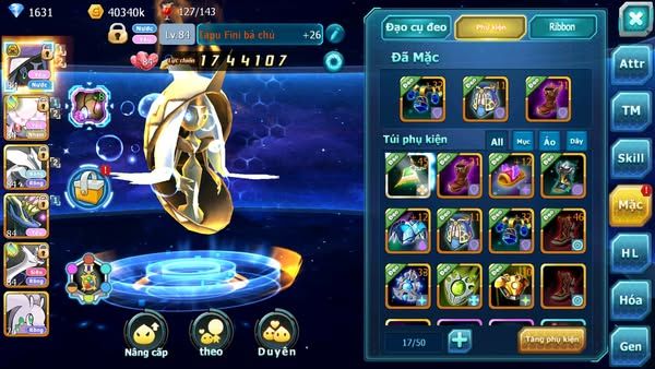 MÃ : #TTS2913 - SV 1671 - TOP26 - TAPU FINI BÁ CHỦ DIANCIE UNVOA XERM CẶP LATI