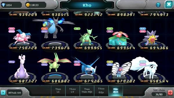 MÃ : #TTS2919 - SV1706 - TOP13 - 290 SÁCH - UNVOA ARC BĂNG KYOGRE LU\GIA AMDLO