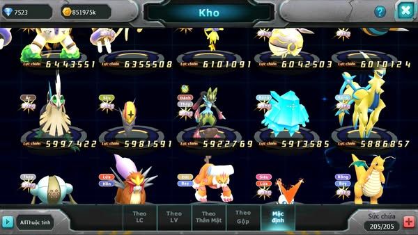 MÃ : #TTS2925 - SV 170 - V15 - TOP 14 - DIANCIE DYNAMAX HOOH DYNAMAX RAY BC THẦN GIÓ BC UNVOA WB BC QUÁ NHIỀU PET BC