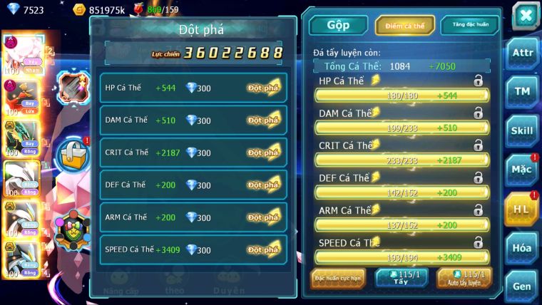 MÃ : #TTS2925 - SV 170 - V15 - TOP 14 - DIANCIE DYNAMAX HOOH DYNAMAX RAY BC THẦN GIÓ BC UNVOA WB BC QUÁ NHIỀU PET BC