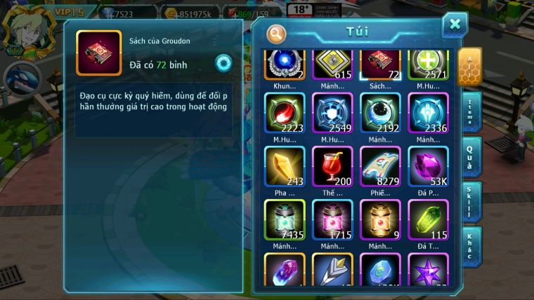 MÃ : #TTS2925 - SV 170 - V15 - TOP 14 - DIANCIE DYNAMAX HOOH DYNAMAX RAY BC THẦN GIÓ BC UNVOA WB BC QUÁ NHIỀU PET BC