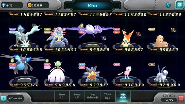 MÃ : #TTS2924 - SV 1680 - TOP8 - DIANCIE BC TAPU FINI BC XERM SƯ TỬ THÁP