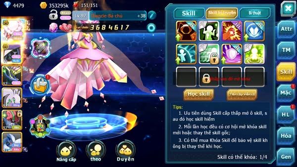 MÃ : #TTS2924 - SV 1680 - TOP8 - DIANCIE BC TAPU FINI BC XERM SƯ TỬ THÁP