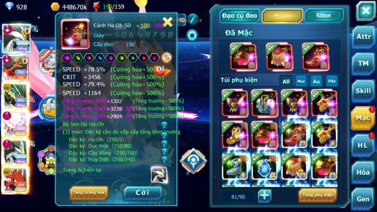 MÃ : #TTS2923 - SV 427 - TOP 9 - V14 - WHITE CH DYNAMAX HOOH CH DYNAMAX RAY BC DIANCIE DYNAMAX BLACK DYNAMAX QUÁ NHIỀU PET NGON