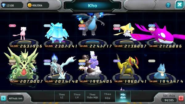 MÃ : #TTS2922 - SV 1584 - V13 - TOP29 - 774 SÁCH - LUGIA CỘNG HƯỞNG HOOH BÁ CHỦ THẦN GIÓ BÁ CHỦ CẶP LATI BC