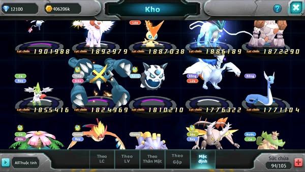 MÃ : #TTS2922 - SV 1584 - V13 - TOP29 - 774 SÁCH - LUGIA CỘNG HƯỞNG HOOH BÁ CHỦ THẦN GIÓ BÁ CHỦ CẶP LATI BC