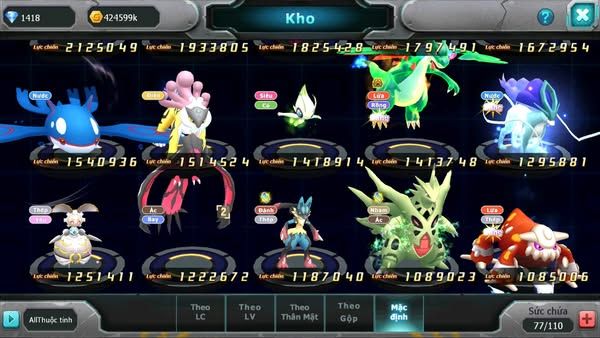 MÃ : #TTS2931 - SV 1313 - V11 - HOOH BC UNVOA QVLD BC GIRATINA BC LUGIA BC LATI BC