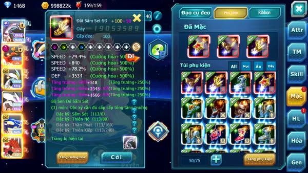 MÃ : #TTS2944 - SV1380 - TOP41 - V10 - PALKIA CỘNG HƯỞNG FULL SS CỰC CHẤT HOOH DYNAMAX UNVOA WB BC MEW GIÁP BC CẶP LATI BC HÀNG SIEUE HOT