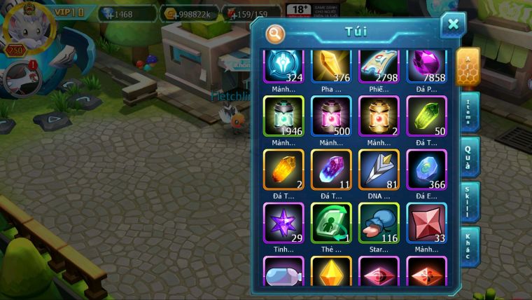 MÃ : #TTS2944 - SV1380 - TOP41 - V10 - PALKIA CỘNG HƯỞNG FULL SS CỰC CHẤT HOOH DYNAMAX UNVOA WB BC MEW GIÁP BC CẶP LATI BC HÀNG SIEUE HOT