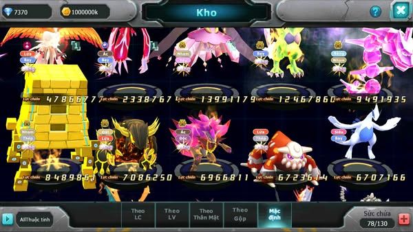 MÃ : #TTS2949 - SV 1304 - TOP 4 PK - V13 - HOOH CH DYNAMAX YVETAL CH DYNAMAX DIANCIE BC THẦN GIÓ BC RẮN BĂNG BC 3 TEAM NGON