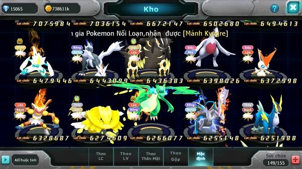 MÃ : #TTS2968 - SV 244 - TOP 20 - V12 - HOOH CH DYNAMAX PALKIA CH DIANCIE DYNAMAX 3 TEAM CỰC NGON CÓ CẶP CÁ